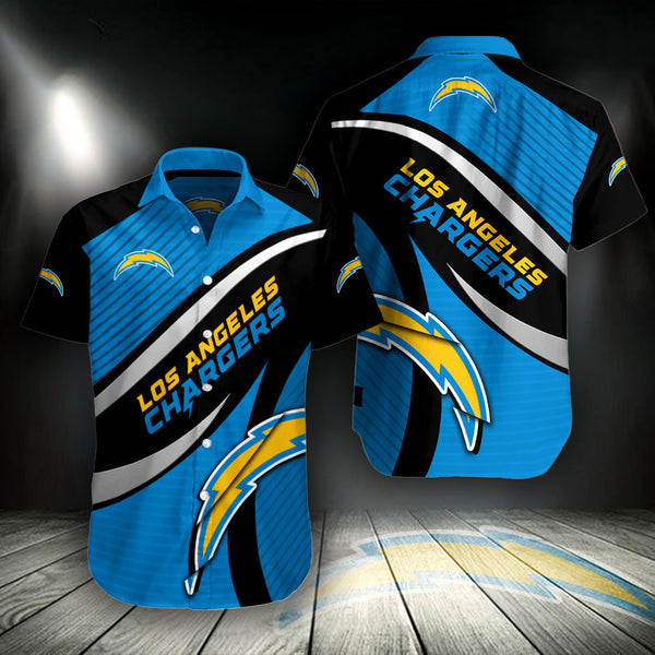 Los Angeles Chargers 2 (6) Personalized Hawaiian Button down shirt