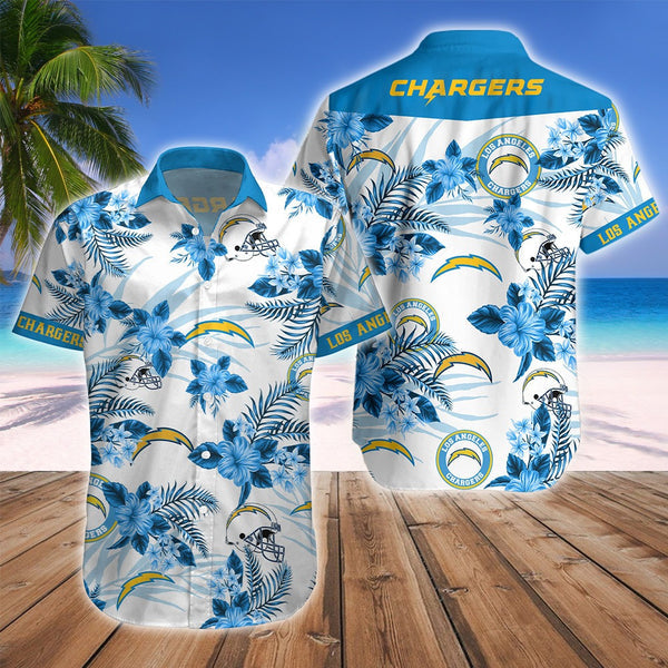 Los Angeles Chargers 2 (16) Personalized Hawaiian Button down shirt
