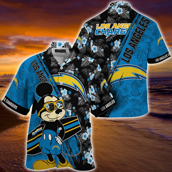 Los Angeles Chargers 2 (15) Personalized Hawaiian Button down shirt