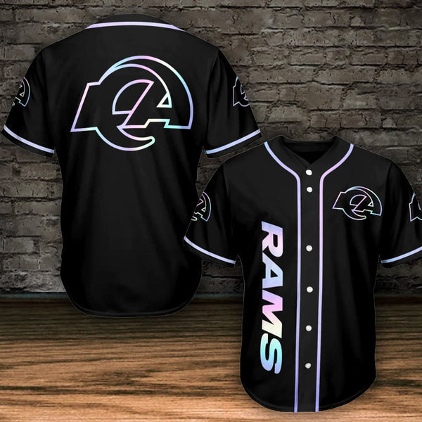 Los Angeles Rams Personalized Baseball Jersey 021