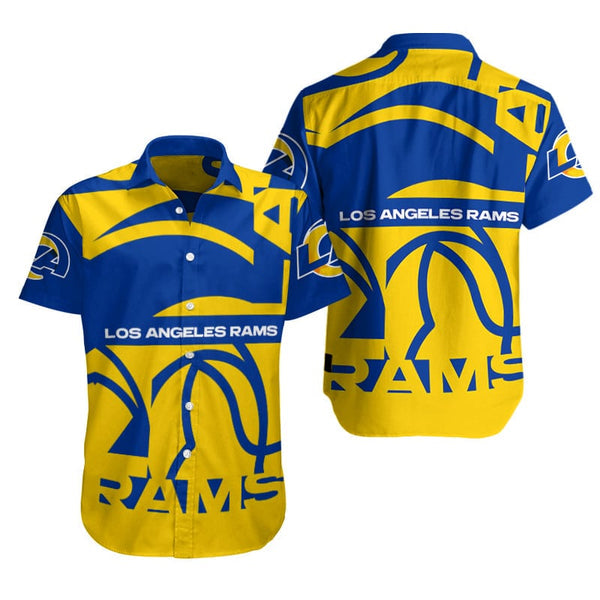 Los Angeles Rams 2 (5) Personalized Hawaiian Button down shirt
