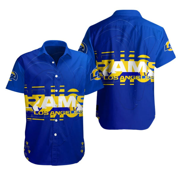 Los Angeles Rams 2 (7) Personalized Hawaiian Button down shirt