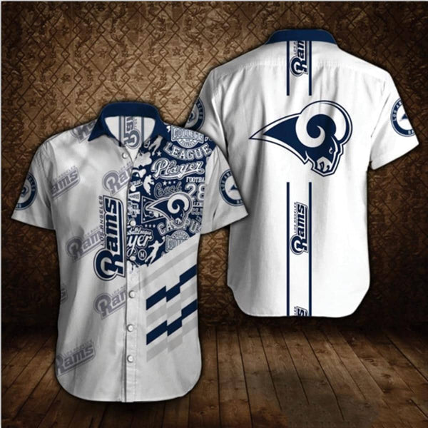 Los Angeles Rams 2 (4) Personalized Hawaiian Button down shirt