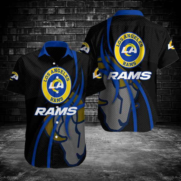 Los Angeles Rams 2 (23) Personalized Hawaiian Button down shirt