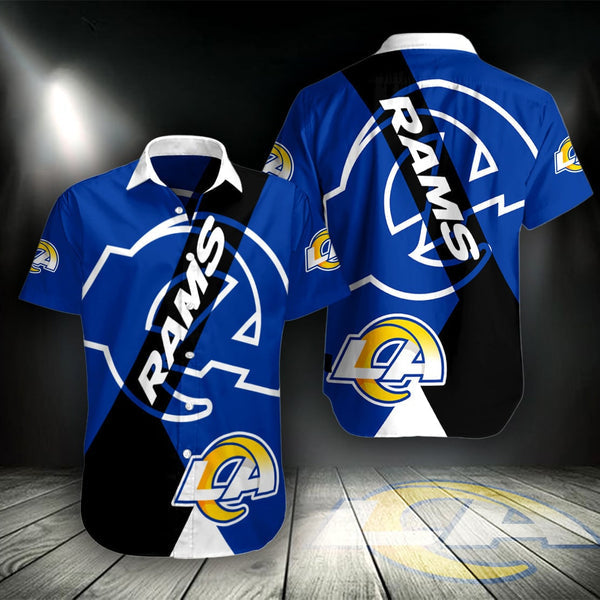 Los Angeles Rams 2 (17) Personalized Hawaiian Button down shirt