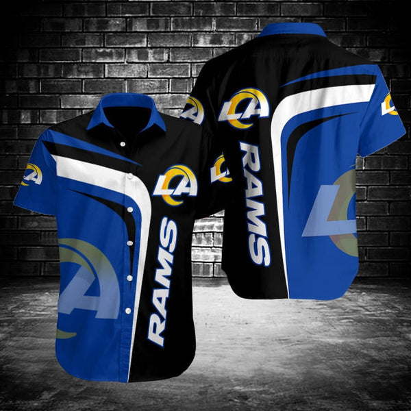 Los Angeles Rams 2 (21) Personalized Hawaiian Button down shirt