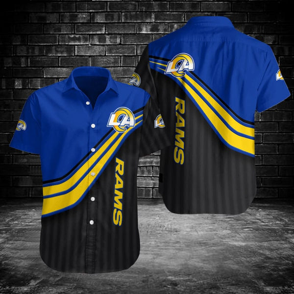 Los Angeles Rams 2 (31) Personalized Hawaiian Button down shirt