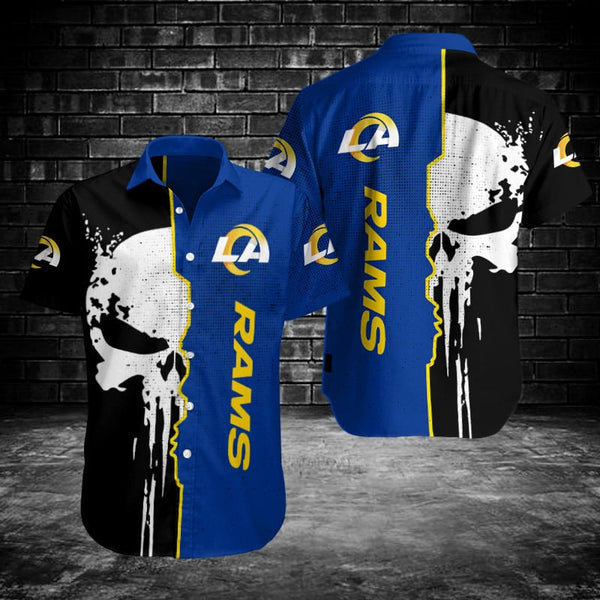 Los Angeles Rams 2 (20) Personalized Hawaiian Button down shirt