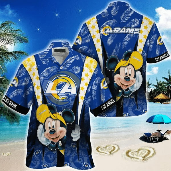 Los Angeles Rams 2 (26) Personalized Hawaiian Button down shirt