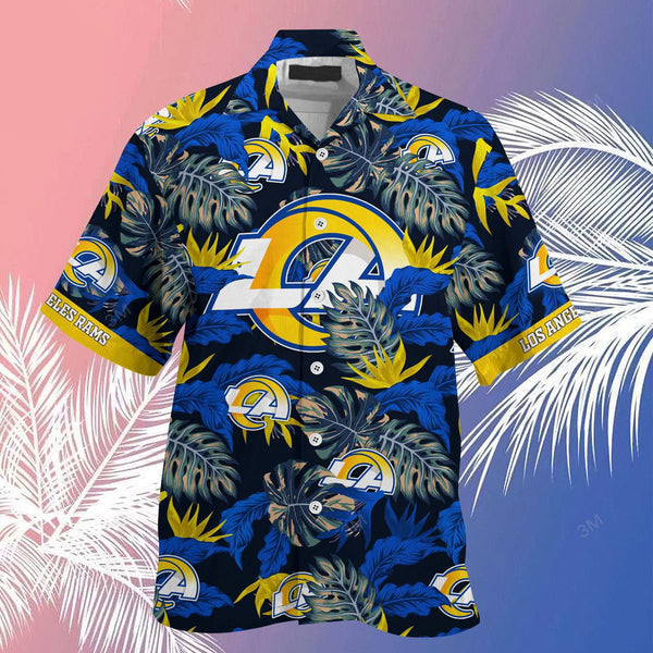 Los Angeles Rams 2 (39) Personalized Hawaiian Button down shirt
