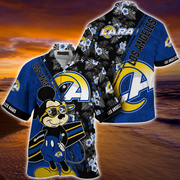 Los Angeles Rams 2 (37) Personalized Hawaiian Button down shirt