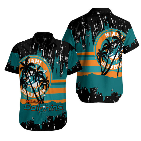 Miami Dolphins 2 (27) Personalized Hawaiian Button down shirt