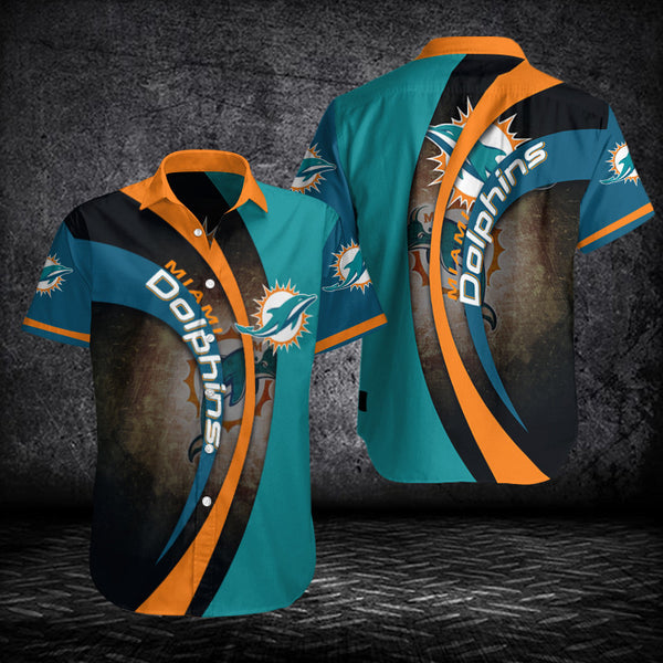Miami Dolphins 2 (24) Personalized Hawaiian Button down shirt