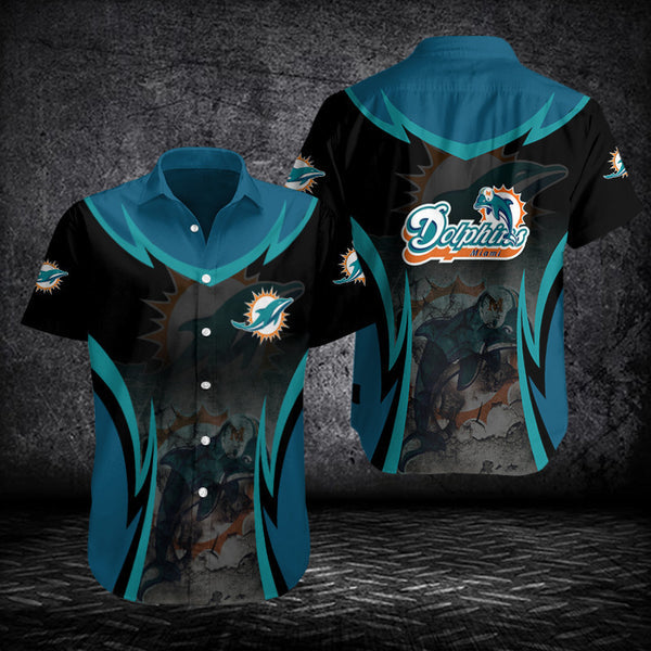 Miami Dolphins 2 (26) Personalized Hawaiian Button down shirt
