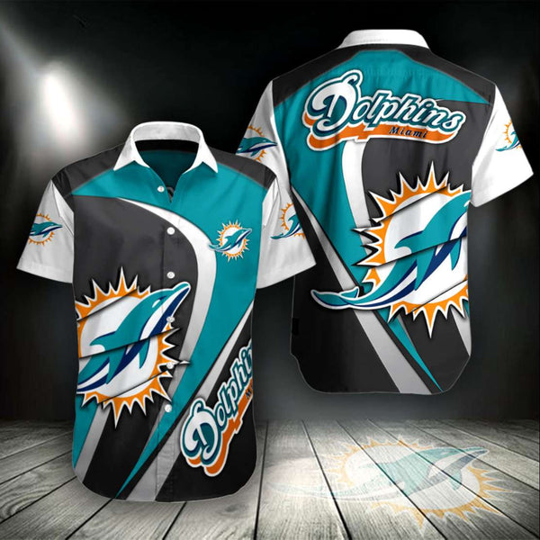 Miami Dolphins 2 (35) Personalized Hawaiian Button down shirt