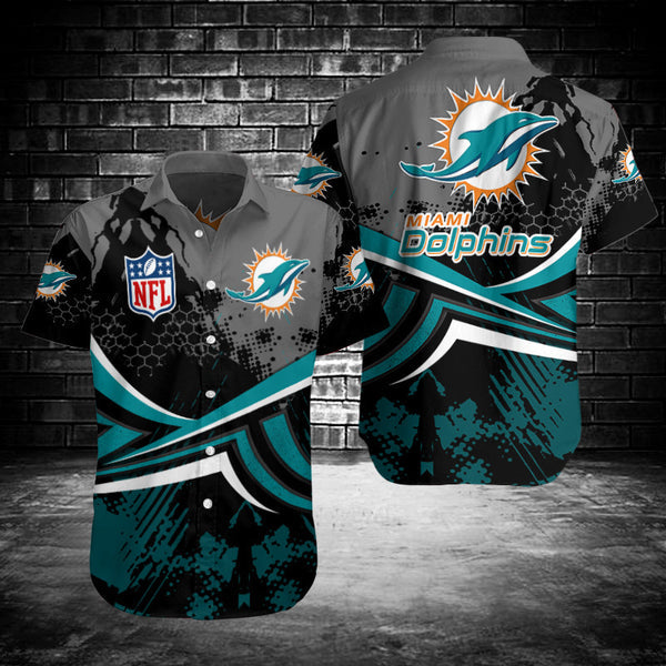 Miami Dolphins 2 (36) Personalized Hawaiian Button down shirt