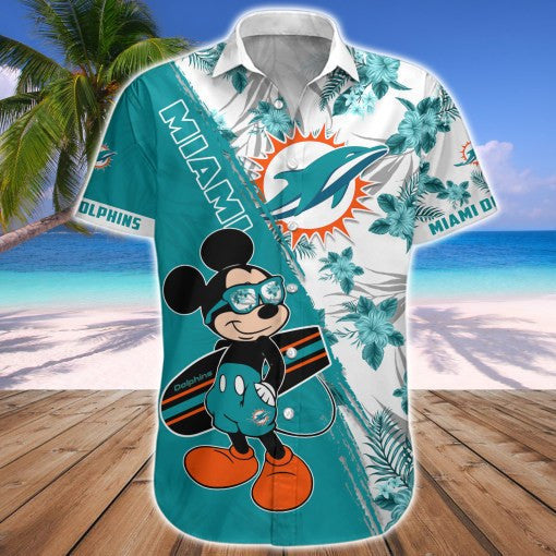 Miami Dolphins 2 (38) Personalized Hawaiian Button down shirt