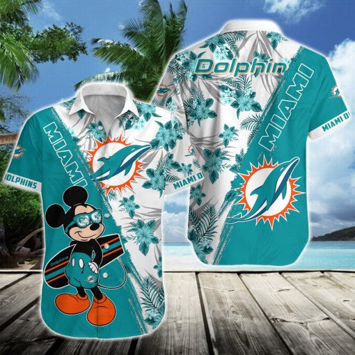 Miami Dolphins 2 (38) Personalized Hawaiian Button down shirt