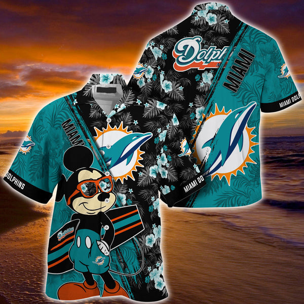 Miami Dolphins 2 (44) Personalized Hawaiian Button down shirt