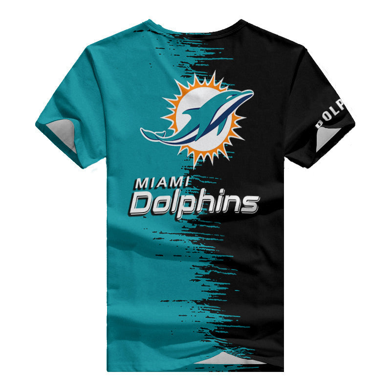 Miami Dolphins 1 (39) Personalized V-neck Women T-shirt
