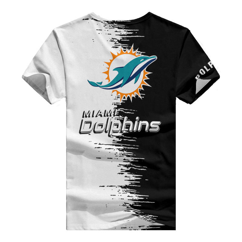 Miami Dolphins 1 (39) Personalized V-neck Women T-shirt
