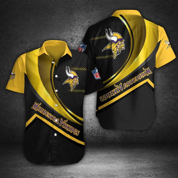 Minnesota Vikings 2 (4) Personalized Hawaiian Button down shirt