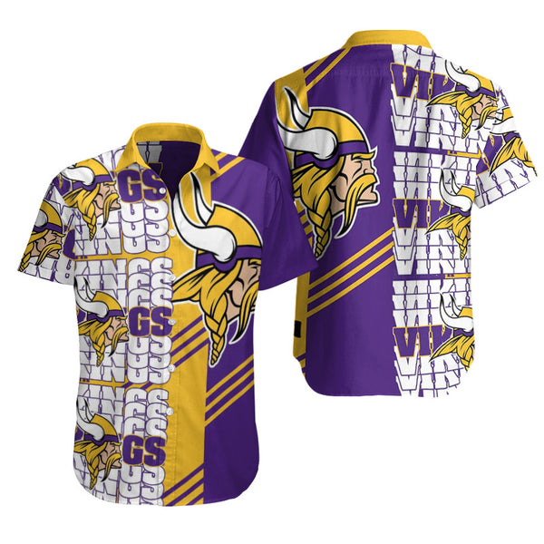 Minnesota Vikings 2 (20) Personalized Hawaiian Button down shirt
