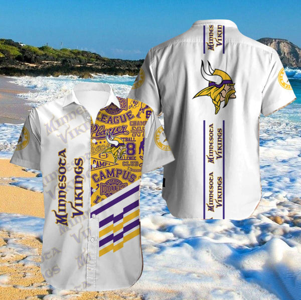 Minnesota Vikings 2 (19) Personalized Hawaiian Button down shirt
