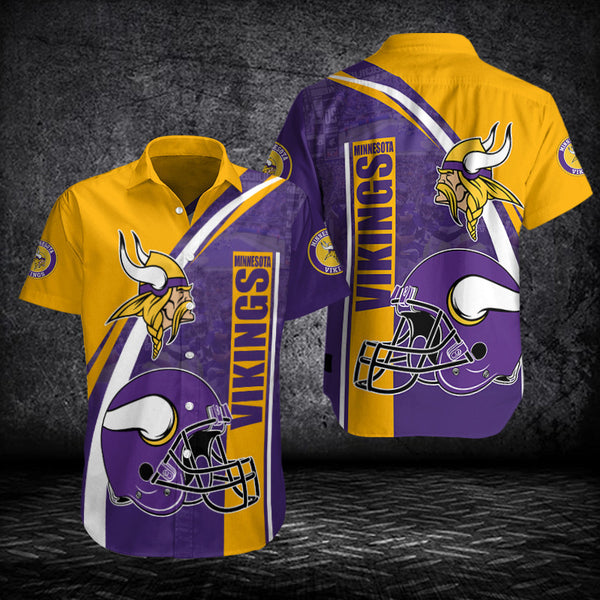 Minnesota Vikings 2 (22) Personalized Hawaiian Button down shirt