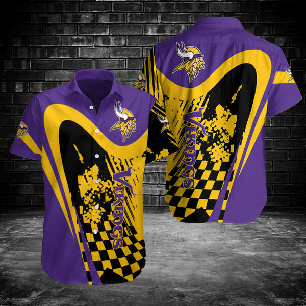 Minnesota Vikings 2 (15) Personalized Hawaiian Button down shirt
