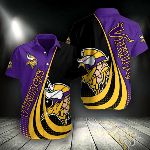 Minnesota Vikings 2 (21) Personalized Hawaiian Button down shirt