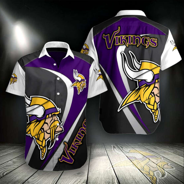Minnesota Vikings 2 (23) Personalized Hawaiian Button down shirt