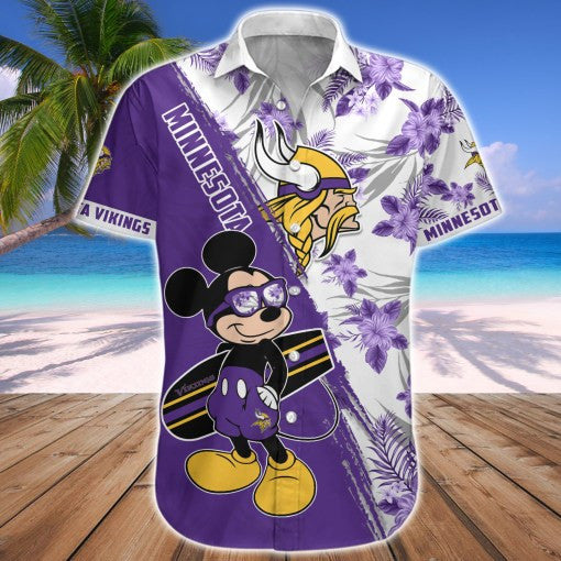 Minnesota Vikings 2 (24) Personalized Hawaiian Button down shirt