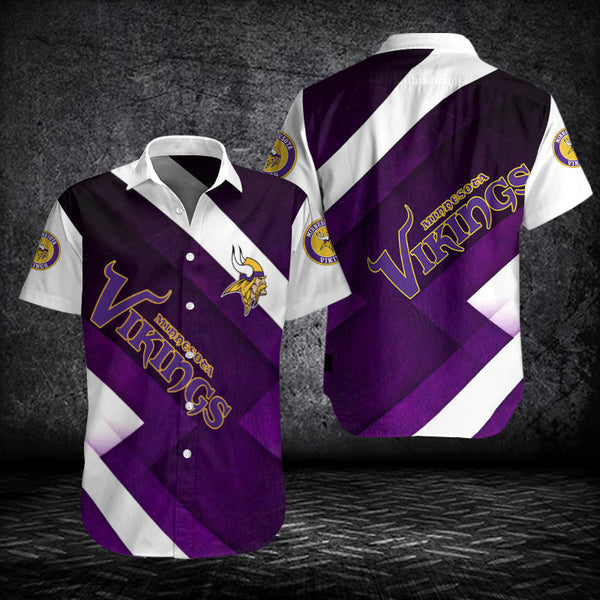 Minnesota Vikings 2 (35) Personalized Hawaiian Button down shirt