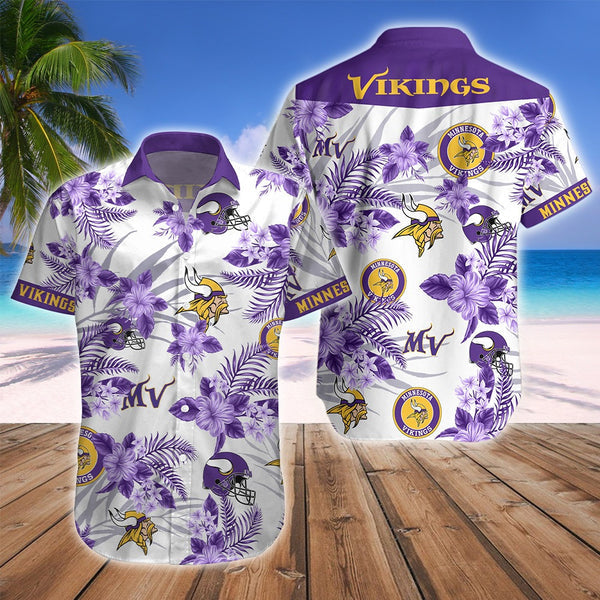 Minnesota Vikings 2 (33) Personalized Hawaiian Button down shirt