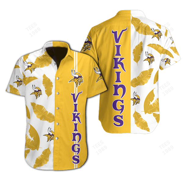 Minnesota Vikings 2 (28) Personalized Hawaiian Button down shirt