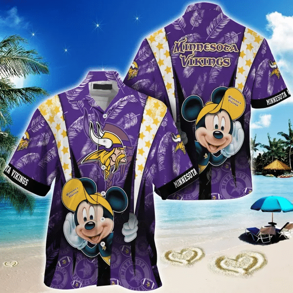 Minnesota Vikings 2 (25) Personalized Hawaiian Button down shirt