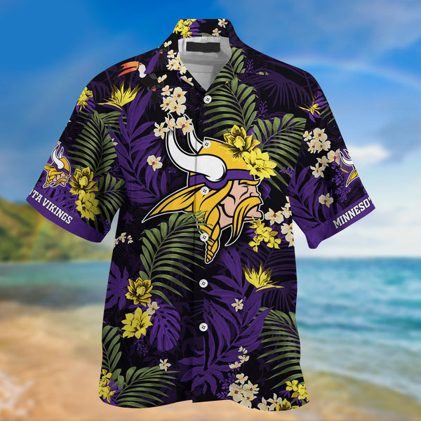 Minnesota Vikings 2 (39) Personalized Hawaiian Button down shirt