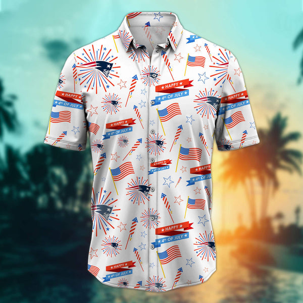 New England Patriots 2 (1) Personalized Hawaiian Button down shirt