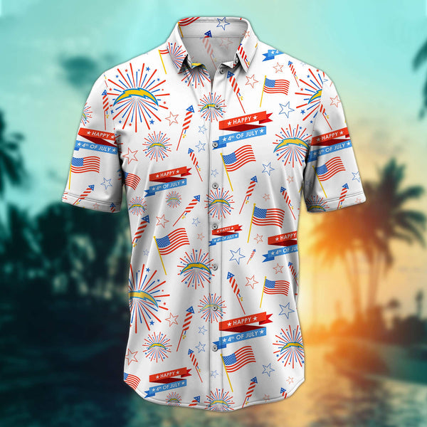 Los Angeles Chargers 2 (14) Personalized Hawaiian Button down shirt