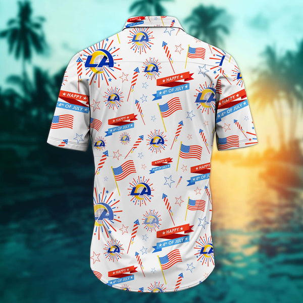 Los Angeles Rams 2 (38) Personalized Hawaiian Button down shirt