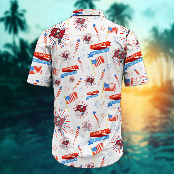 Tampa Bay Buccaneers 2 (1) Personalized Hawaiian Button down shirt