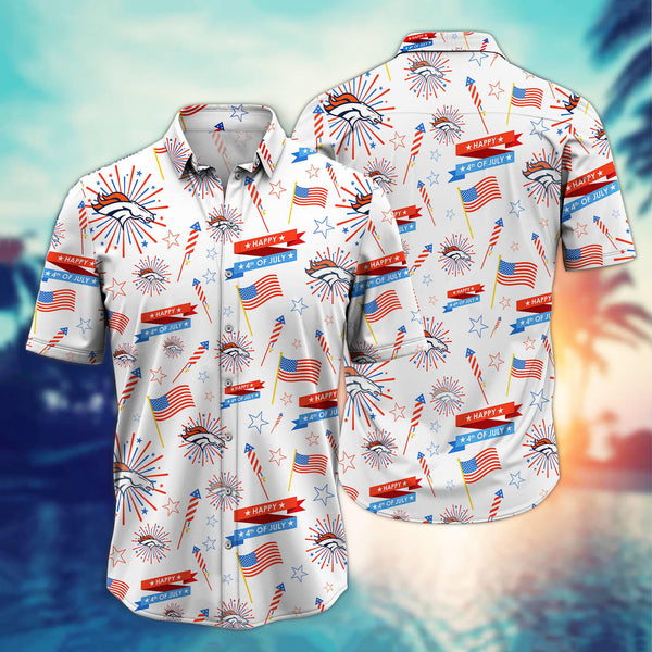 Denver Broncos 2 (37) Personalized Hawaiian Button down shirt