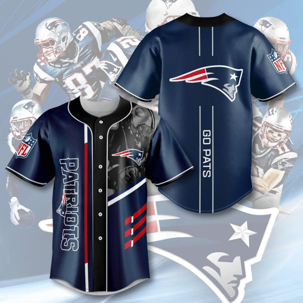New England Patriots Personalized Baseball Jersey 021