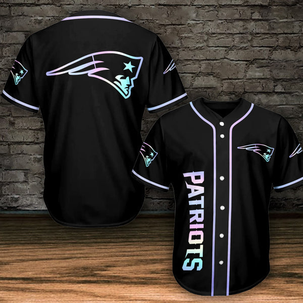 New England Patriots Personalized Baseball Jersey 019