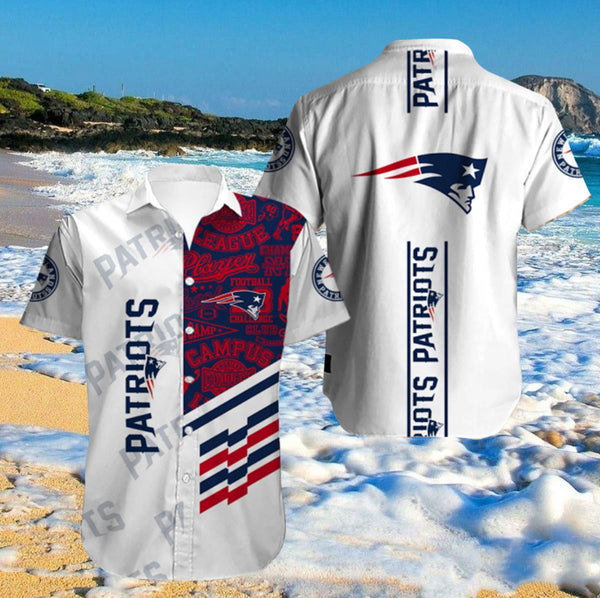 New England Patriots 2 (15) Personalized Hawaiian Button down shirt