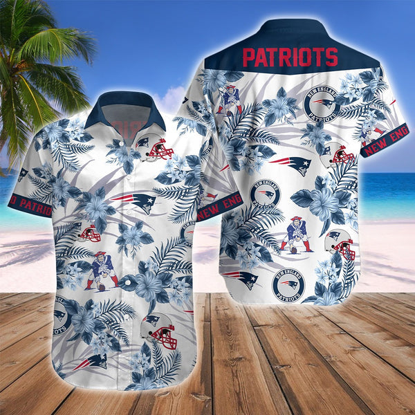 New England Patriots 2 (35) Personalized Hawaiian Button down shirt