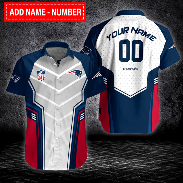 New England Patriots 2 (29) Personalized Hawaiian Button down shirt