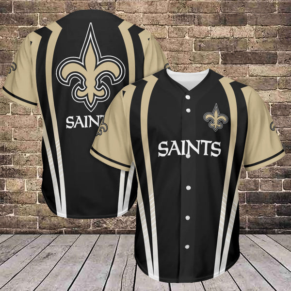 New Orleans Saints Personalized Baseball Jersey 022
