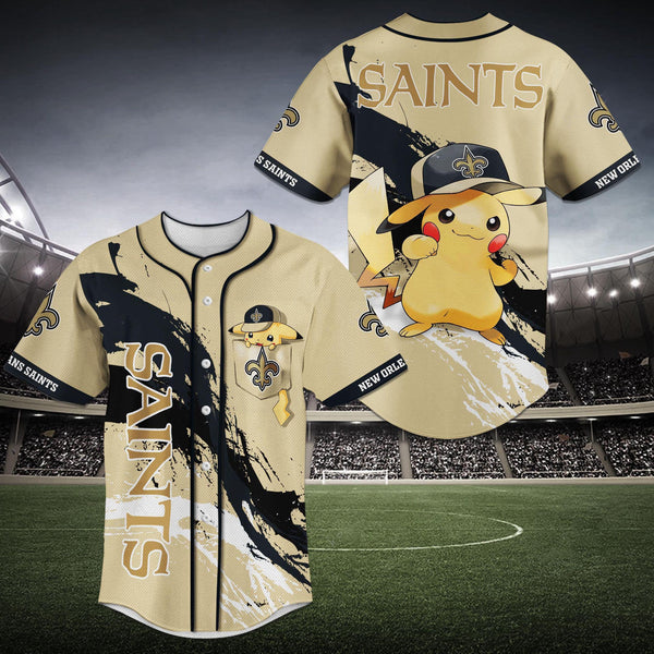New Orleans Saints Personalized Baseball Jersey 020